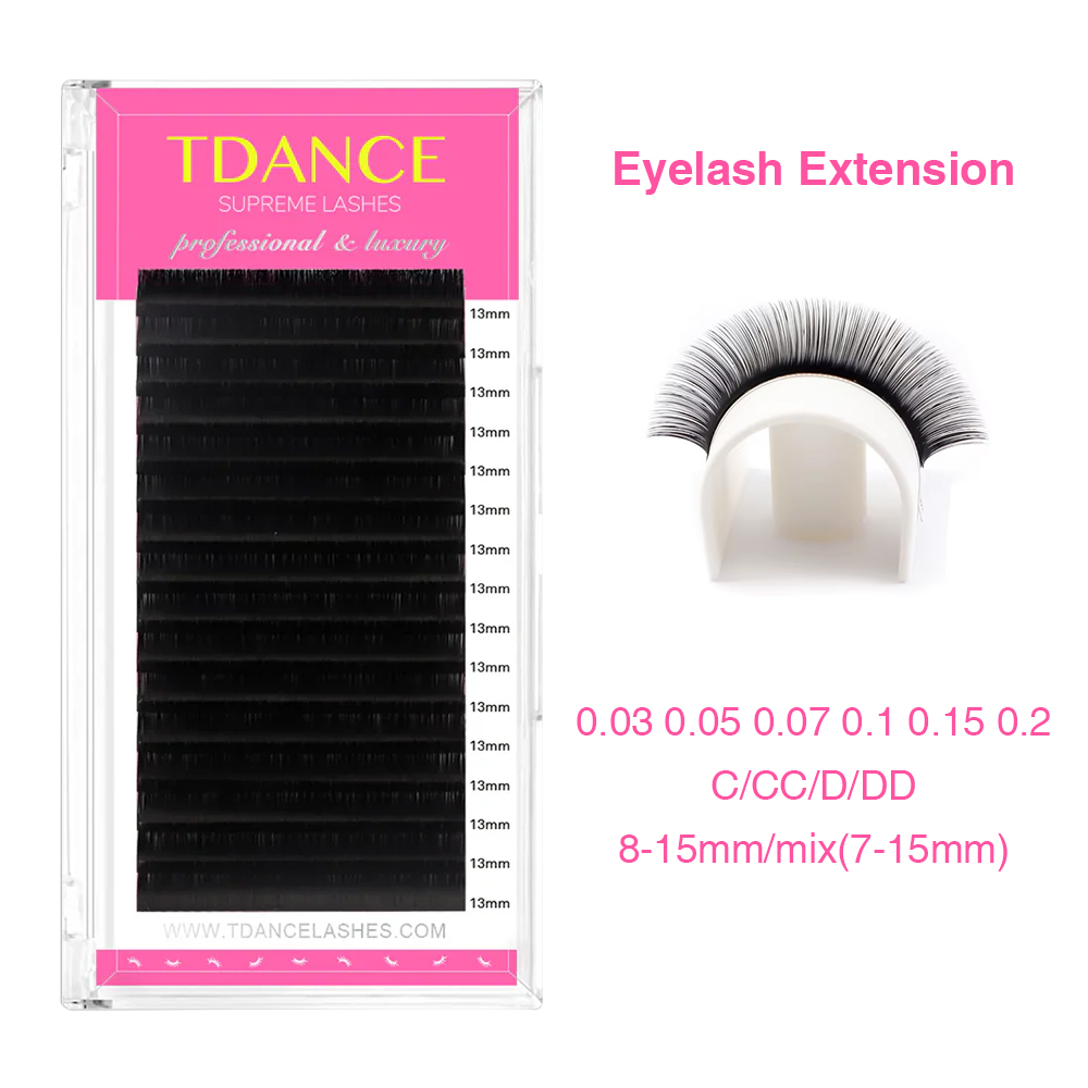 TDANCE przedłużanie rzęs 16 rz – Eyelash Extension Russian recenzja i cena