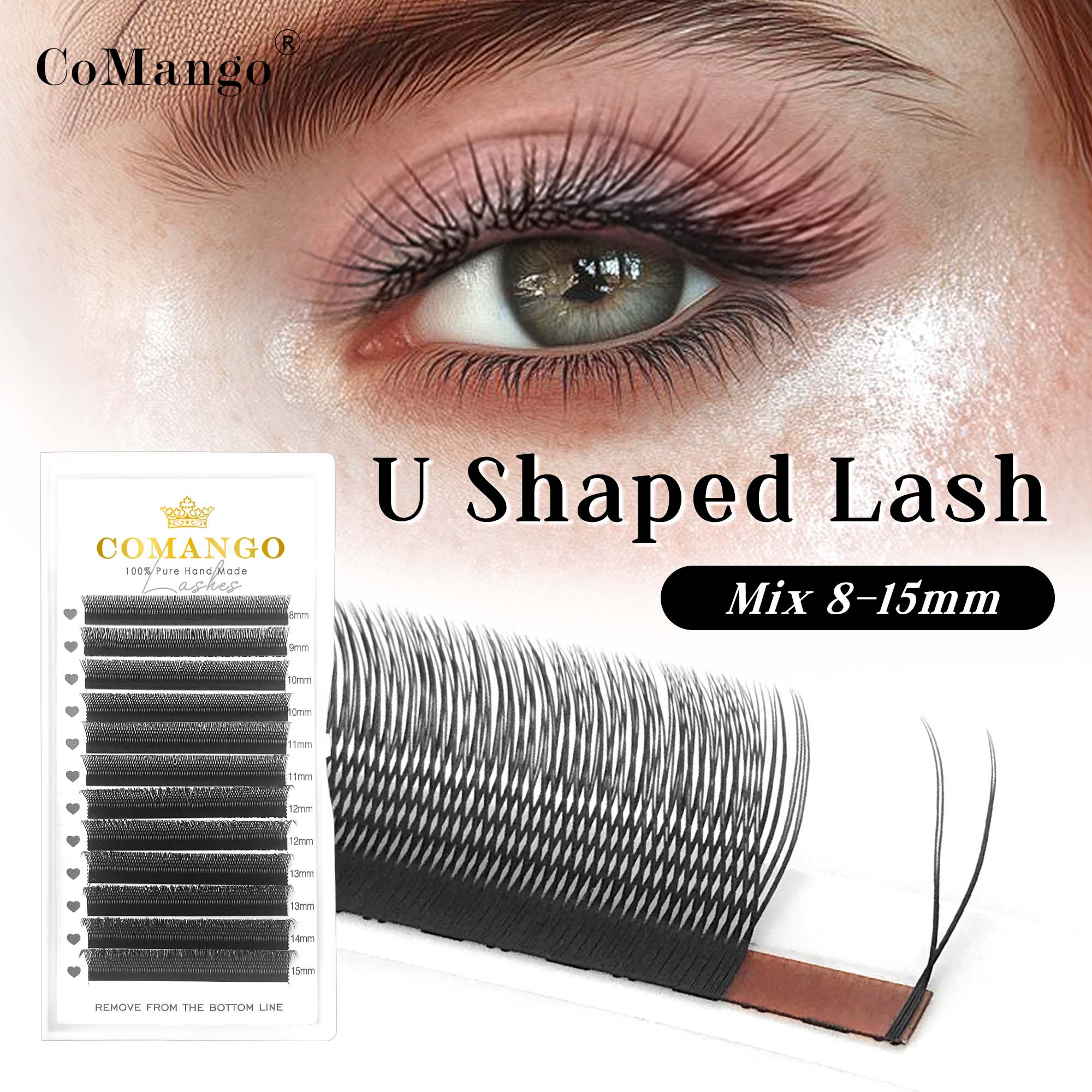 CoMango U YY rzęsy naturalne s – Eyelash Extension Human Hair recenzja i cena