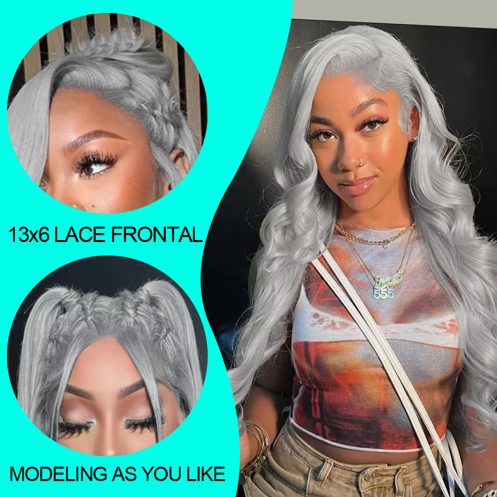 Peruki Cosplay Body Wave Srebr – Eyelash Extension Natural Look recenzja i cena