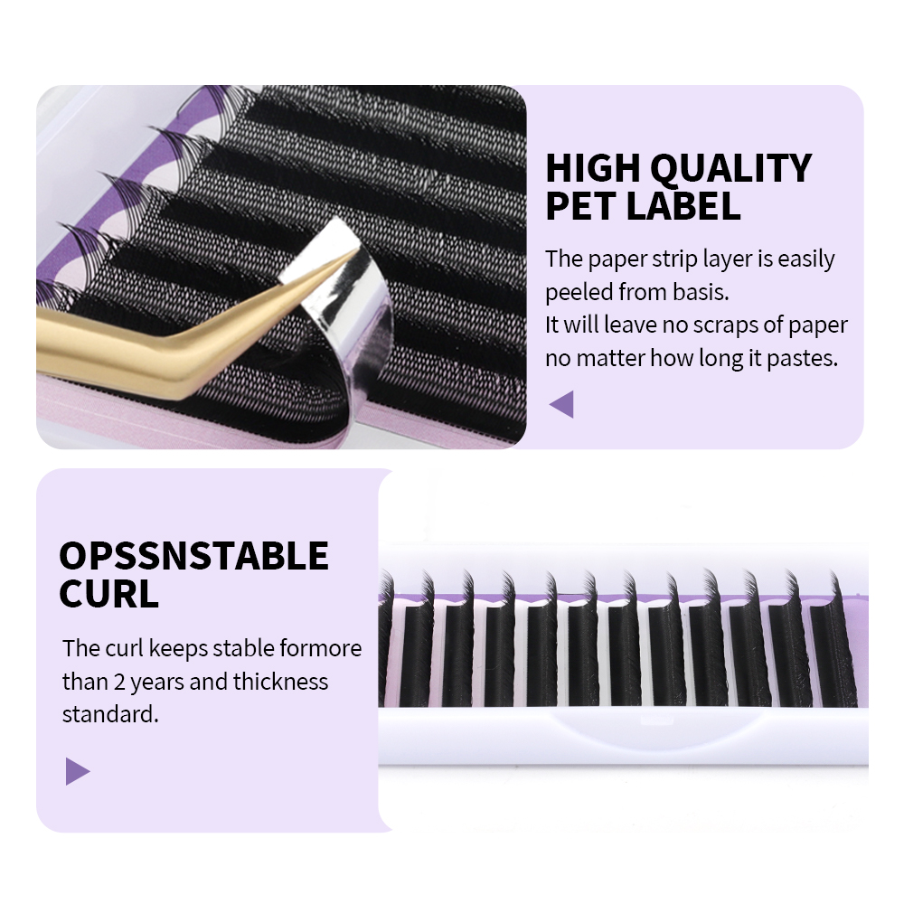 Wendy Lashes W Shape Bloom 3D/ – Eyelash Extension Human Hair recenzja i cena