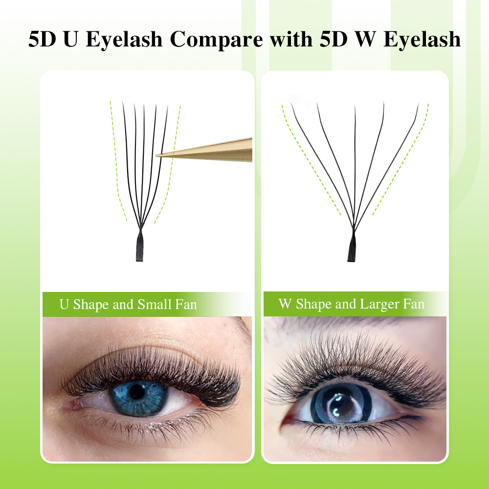 NAGARAKU Rzęsy w kształcie lit – Eyelash Extension Human Hair recenzja i cena