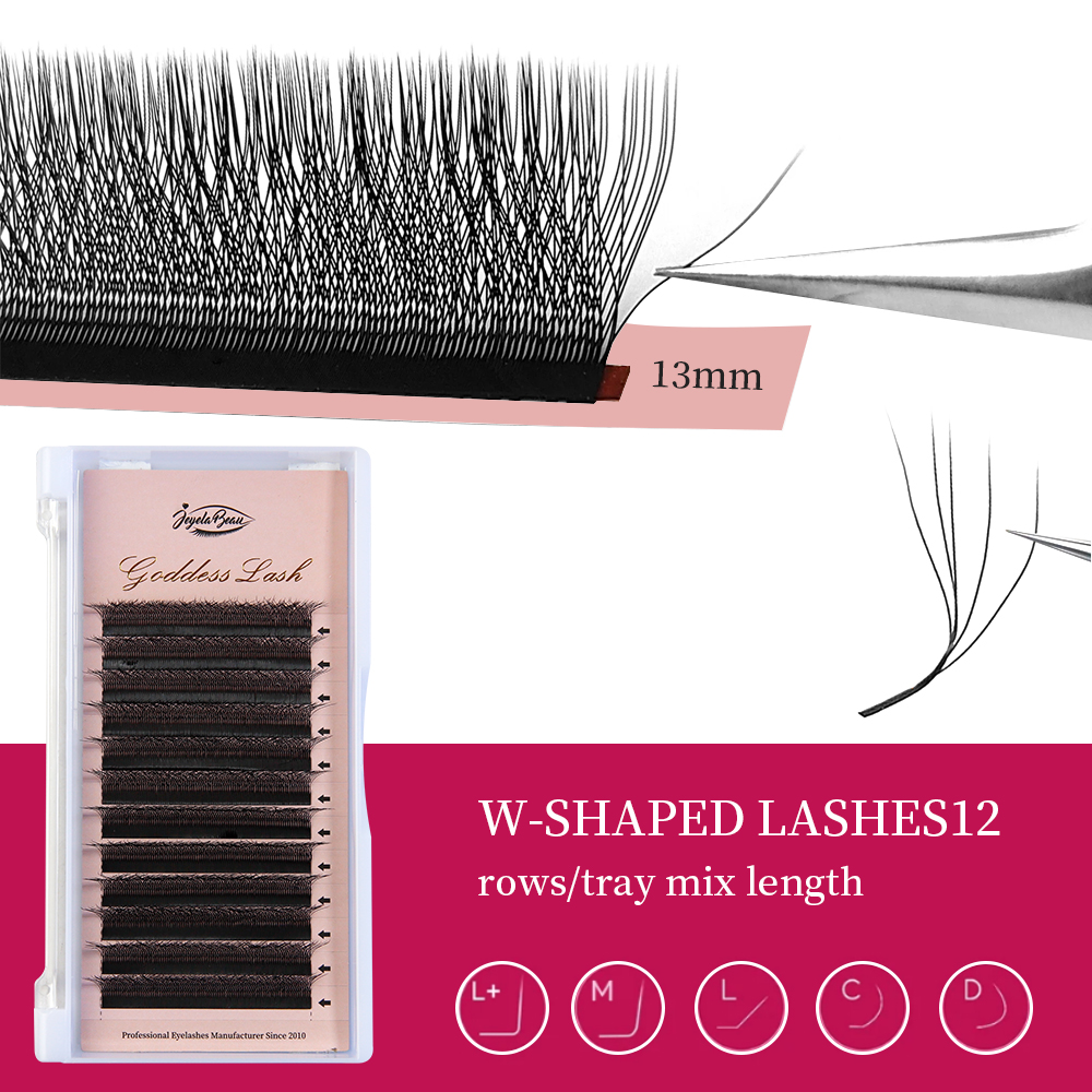 Rzęsy Goddess W3D 4D 5D M Curl – Eyelash Extension Human Hair recenzja i cena