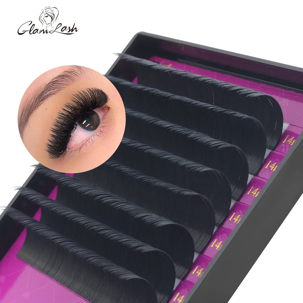 GLAMLASH hurtownia 16 rzędów B – Eyelash Extension Human Hair recenzja i cena