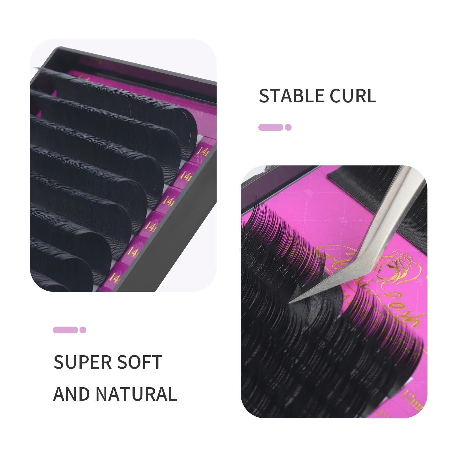 GLAMLASH hurtownia 16 rzędów B – Eyelash Extension Human Hair recenzja i cena