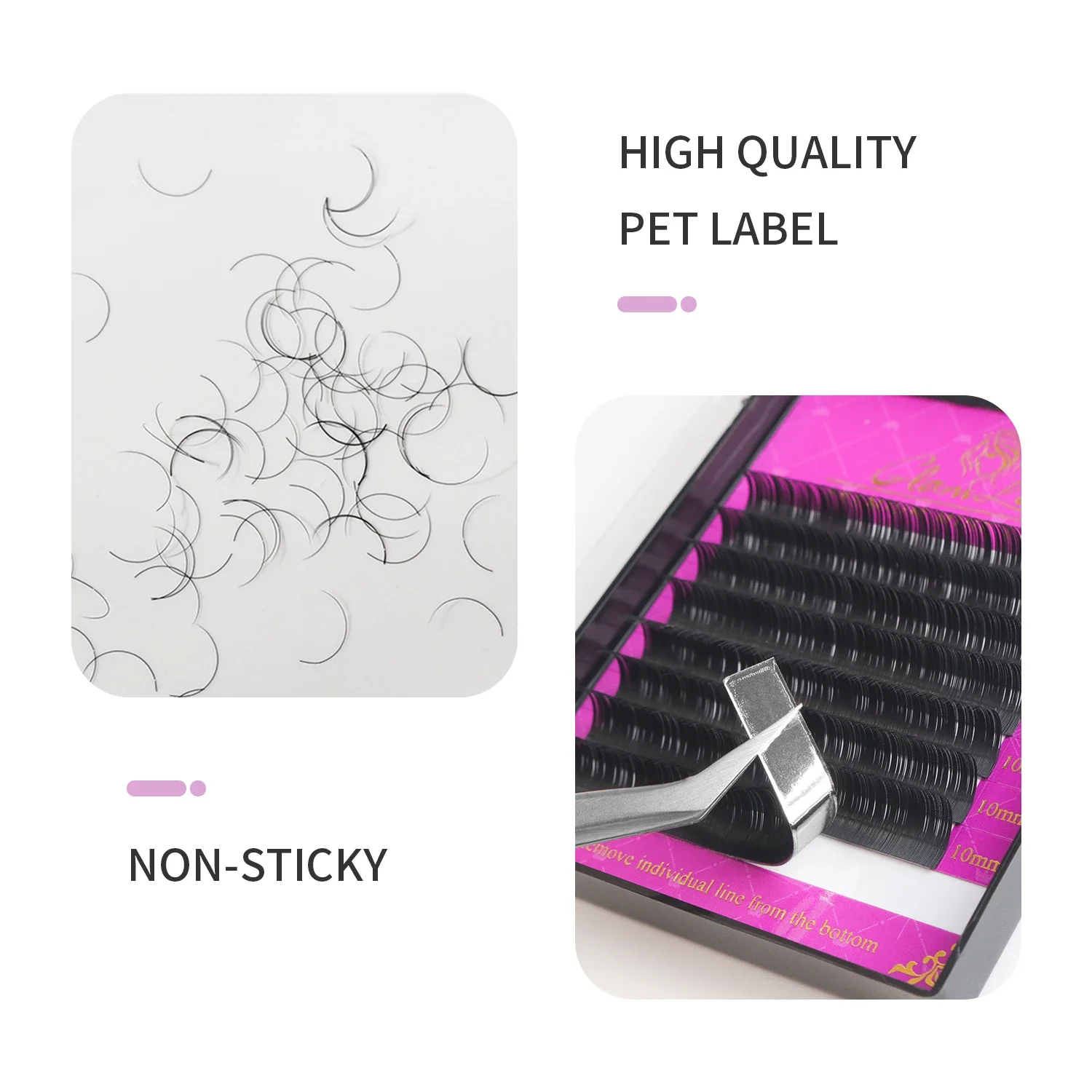 GLAMLASH hurtownia 16 rzędów B – Eyelash Extension Human Hair recenzja i cena