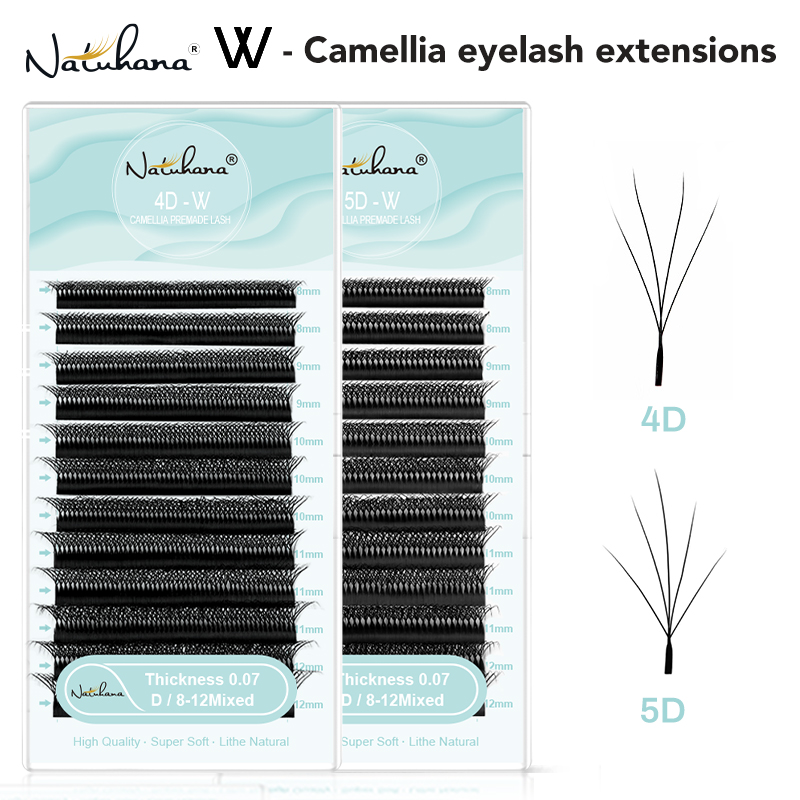 NATUHANA Camellia W Lashes 3D  – Eyelash Extension For Asian Eyes recenzja i cena