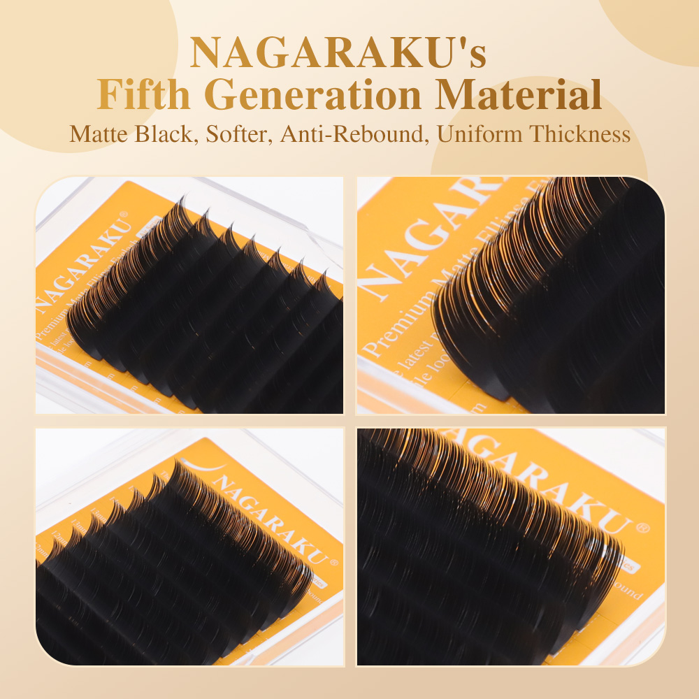NAGARAKU New Air Series Premiu – Eyelash Extension Human Hair recenzja i cena