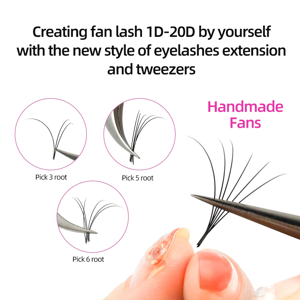 RUJADE 5 przypadków/partia szt – Eyelash Extension Russian recenzja i cena